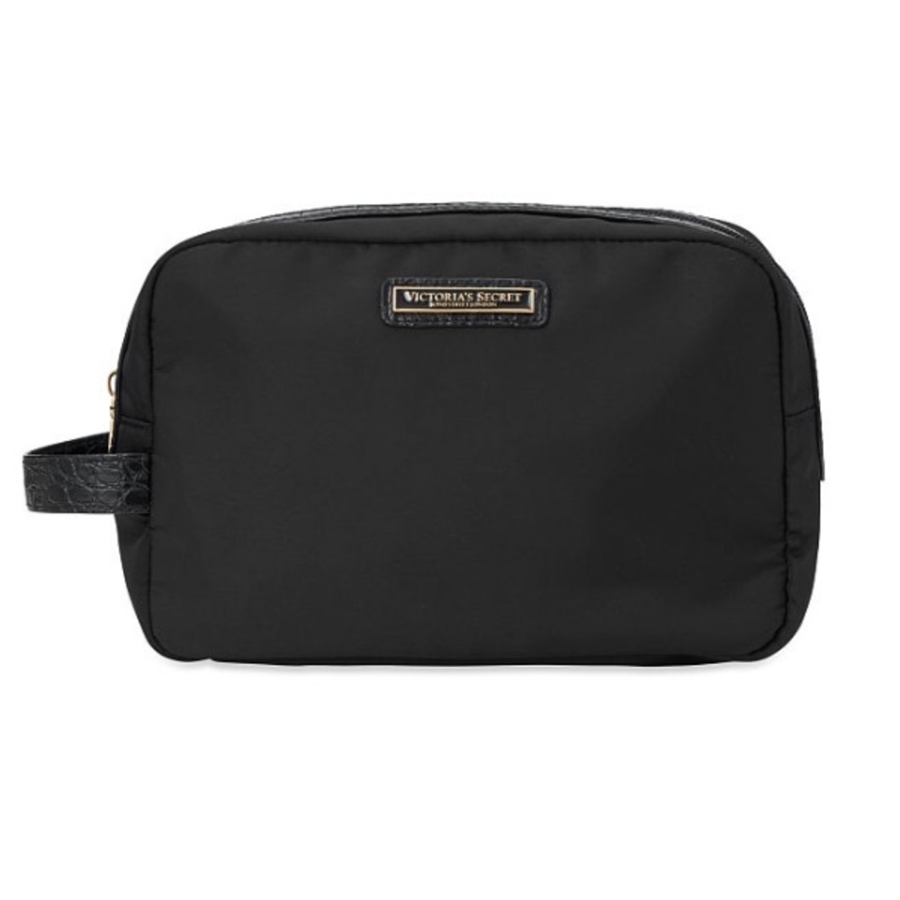 Victoria’s Secret Carry-All Case Black Croc Makeup